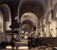 Witte, Emanuel de - Interior of a Church